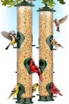 Bird Feeders for Outdoors (Metal, 2