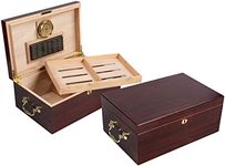 Prestige Import Group Monte Carlo Wood Cigar Humidor with Handles