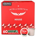 Intelligentsia Coffee, Light Roast K-Cup Coffee Pods for Keurig Brewers - House 60 Count with Flavor Notes of Milk Chocolate, Mandarin, and Apple (6 Boxes of 10 K-Cup Pods)