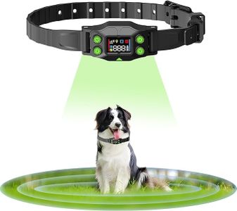 Wireless Dog Fence GPS Collar Dogs Training Containment System Invisible Fence Collar 914m Waterproof for All Dog Outdoor (Black New)