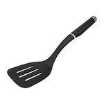 KitchenAid - Slotted Turner, Heat Resistant Nylon Slotted Spatula, Safe for Nonstick Cookware (Black)