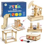 STEM Toys Age 8 9 10 11 12 13 14, Science Experiments for Kids, Science Kits for Kids, Wooden Engineering Kits, Electronics Kit for Kid, Activity Toys Gifts for 8 9 10 11 12 13 14 Year Old Boys