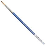 Winsor & Newton Cotman Watercolour Blended Synthetic Bristle Brush - Series 111 - Round - Short Handle - Size - 6, Thin & Thick Fibres for Colour Carrying Capacity, Perfect Point