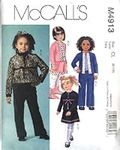 McCall's Sewing Pattern 4913 Girls 