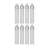 (Pack Of 8) F8T5/WW 8W T5 12-Inch 3000K Fluorescent Light Bulbs, Warm White