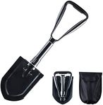 Folding Shovel, Camping Shovels, Portable Survival Shovel, 22.83in Beach Shovel