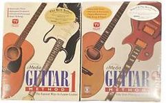 New EMedia Guitar Method 1  & Media 2 CDROM Software 1996-1997 CD. Sealed