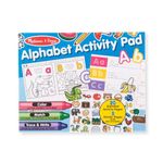 Melissa & Doug Alphabet Activity Sticker Pad for Coloring,Letters,Multicolor