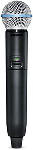 Émetteur sans Fil Shure Glxd2+/B58 avec Capsule Beta 58A et Batterie Sb904 - à Utiliser avec Systèmes Glx-D+ Dual Band (Récepteur Vendu Séparément)