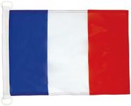 France NAUTICAL Flag 18'' x 12'' - French flags 30 x 45 cm - Banner 12x18 in for boat - AZ FLAG