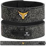 Mytra Fusion Weight Lifting Belt Power Lifting Belt Back Support Weight Lifting Belts for Men and Women 100% Leather Gym Belts for Weightlifting, Powerlifting, Strength Training, Squat (L)