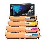 Gotoners 4PK Compatible Replacement Toner Cartridge CE310A CE311A CE312A CE313A for HP 126A Laserjet Pro CP1025NW CP1025 M275, HP Laserjet Pro 100 Color MFP M175NW M175A