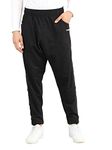 CHKOKKO Men Casual Track Pant Regular Fit Lower with Pocket Black 3XL