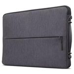 Lenovo Urban Sleeve 14-inch for Laptop/Notebook/Tablet - Water Resistant - Padded Compartments - Zippered Accessory Storage - Reinforced Rubber Corners - Extendable Handle - Charcoal Grey