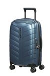 Samsonite Attrix - Spinner S, Expandable Carry-On Luggage, 55 cm, 38/44 L, Blue (Steel Blue)