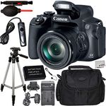 Canon PowerShot SX70 HS Digital Camera with Advanced Accessory Bundle – Includes: Extended Life Replacement Battery (LP-E12) + AC/DC Rapid Home and Travel Charger + More