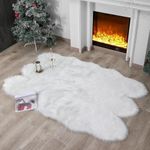 linmopm Faux Fur Rug Sheepskin Shag