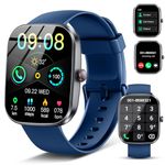 Smart Watch, 1.91" HD 2025 Smartwatch for Men Women with Answer/Make Calls, Heart Rate/Sleep/SpO2 Monitor, 110+ Sports Step Counter, IP68 Waterproof Activity Fitness Trackers for Android iOS Phone