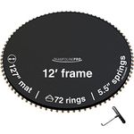 127" (10 ft 7 in) Trampoline Replacement Mat with 72 Rings | Only Fits 12 Foot Frame | Only Fits 5.5" Springs | Springs Not Included