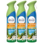 Febreze Air Mist Air Freshener Spray odour Eliminator Home & Office Fragrances - Mrs Hinch Orange Blossom & Coastal Cypress Scent - 185ml - Box of 3