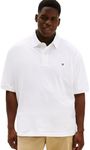Tommy Hilfiger Men's Big-Tall Big and Tall Polo Shirt Ivy Shirt, -classic white, TL- 2XL
