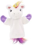 Plushible Unicorn Stuffed Animal for Kids (Poppy Hand Puppet) - Unicorn Hand Puppet - Stuffed Animal Hand Puppets - Unicorn Hand Puppets for Kids - Unicorn Puppet Toys - Toddler Hand Puppet