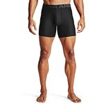 Under Armour Men Tech 6in 2 Pack, Quick-drying sports underwear, 2 pack comfortable men's underwear with tight fit