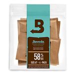 Boveda 58% Two-Way Humidity Control Packs For Storing 1 lb – Size 67 – 4 Pack – Moisture Absorbers for Storage Containers – Humidifier Packs – Hydration Packets in Resealable Bag