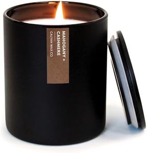 Calyan Wax Co. Mahogany & Cashmere Scented Candle - 75 Hour Burn