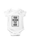 I AM ROMPER Unisex Baby Romper personlized customise dress rompers for Baby Boys and Girls Child Name Printed Birthday Gift Rompers tshirt (0-3 Months)
