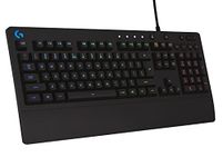 Logitech G G213 Prodigy Gaming Keyboard, LIGHTSYNC RGB Backlit Keys, Spill-Resistant, Customizable Keys, Dedicated Multi-Media Keys, QWERTY UK Layout - Black