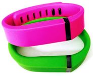 ! Small S 1pc Green 1pc Purple / Pink Replacement Bands + 1pc Free Small Grey Band With Clasp for Fitbit FLEX Only /No tracker/ Wireless Activity Bracelet Sport Wristband Fit Bit Flex Bracelet Sport Arm Band Armband