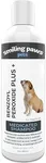 Smiling Paws Pets - Itch Relief Shampoo & Brush for Pets - Contains Benzoyl Peroxide - Kills Fleas - Relieves Allergies, Itching, Dermatitis, Mange, Dandruff, Acne, Demodex, Seborrhea, Pyoderma - 12oz