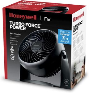 Honeywell TurboForce Power Fan – Quiet 3-Speed Table & Wall Fan, 90° Tilt