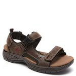 Dunham Men's Nolan-Dun Fisherman Sandal, Brown, 12