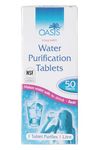 Oasis Water Purification Tablets - Pack of 50 Water Purifier Tablets -for Travel One