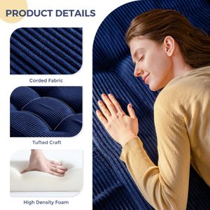 MAXYOYO Double Folding Mattress – 135x190cm Portable Bed