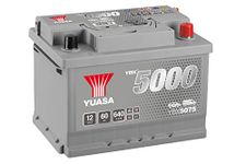 Yuasa YBX5075 12V 60Ah 620A Silver High Performance Battery