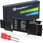 NinjaBatt Battery A1502 A1582 for Apple MacBook Pro Retina 13” A1493 [2013 2014 2015 Years] - Long Lasting [75Wh/11.42V]