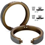 Rear Parking Brake Shoes Set for 99-14 Chevrolet 99-14 GMC 00-14 Cadillac 04-07 Buick 03-08 Isuzu 05-09 SAAB 02-04 Oldsmobile,781PG 8889357430 8889357470 12477910 12477911 88967122 88982875