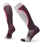 Smartwool Womens Ski Targeted Cushion Over the Calf Socks M Bordeaux