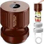 LOVE MOMENT Electric Mason Jar Vacuum Sealer Kit for Wide Mouth and Regular Mouth Mason Jar - Brown