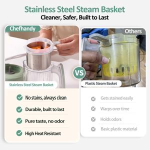 Chefhandy Baby Food Maker – Blue, Easy Steam & Blend