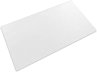 Tappetino da scrivania trasparente da 60 x 40 cm, in PVC testurizzato, impermeabile, con bordi arrotondati, per scrivania, scrivania, casa, scrivania
