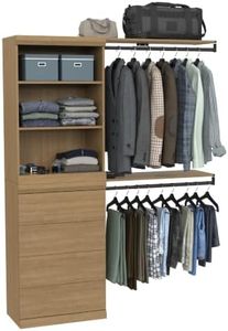ClosetMaid Mosaics 4-Piece Closet Organizer System, Toasted Oak