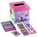 Hallmark Girls' Valentines Day Cards for Kids and Mailbox for Classroom Exchange, Unicorn and Friends (1 Box, 32 Valentine Cards, 35 Stickers, 1 Teacher Card) (5VBX1906)