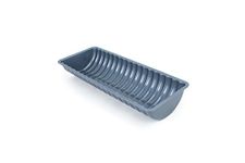 Fox Run Brands 44515 Rehrucken/Almond Cake Loaf Pan, Carbon Steel, Non-Stick Black 4.75 x 12.25 x 2