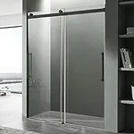 ANZZI 76" x 60" Frameless Shower Do