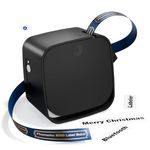 Phomemo M960 Label Maker with Tape,Mini Label Maker Printer,Bluetooth Label Makers,Small Label Printer,Easy to Use,Gift Home School Business Office Organized (Rechargeable)-Black