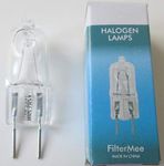 FilterMee Brand Halogen Light Bulbs for Samsung Microwave Oven ME18H7045FS ME18H704SFS 4713-001165 20W 120V Halogen G8 Base, Bi-pin (8 mm Between pins), Light Bulbs. (4)